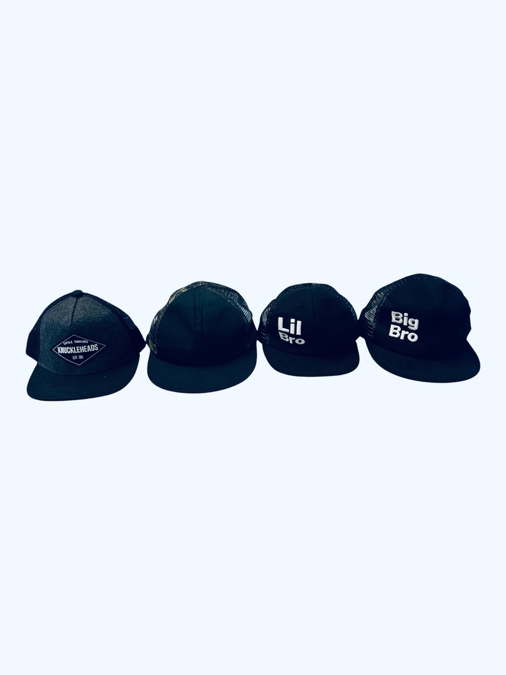 George Hats Lil Bro Big Bro Camo Trucker Hats & Knuckleheads Trucker Hat - Picture 1 of 16